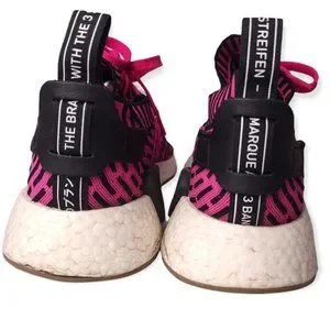 adidas Shoes Adidas Nmd R2 Primeknit Running Shoes Japanese Shock Pink By9697 Mens Size 2 Poshmark